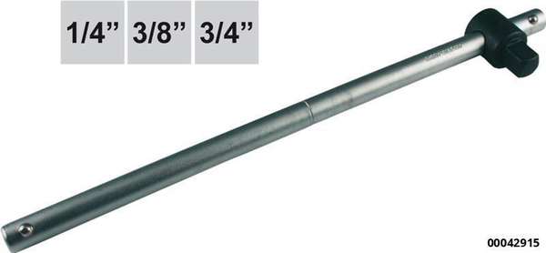 hansewerkzeug Griff mit Gleitstück 1/4"