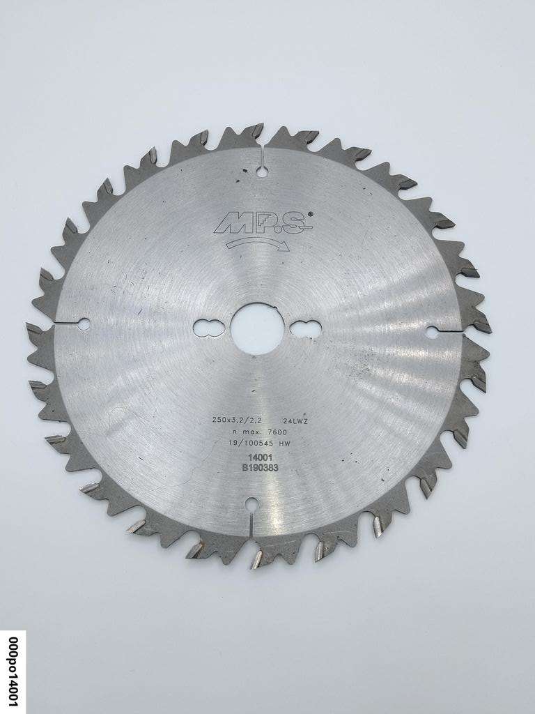 HM-Kreissägeblatt 250 x30 x 24W LWZ