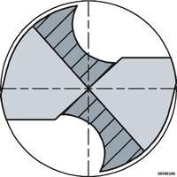 HSS-Spiralbohrersatz Cobalt 1-10 mm 3-Flächenschaft Aufnahme