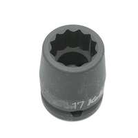 Socket double hexagonal "Impact" 17 mm