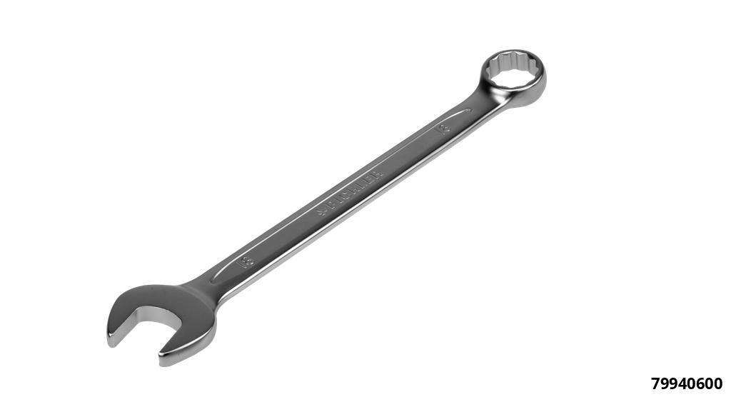 Ratcheting combination wrench set 12 pcs with plastic holder 8 - 19 mm, DIN 3113