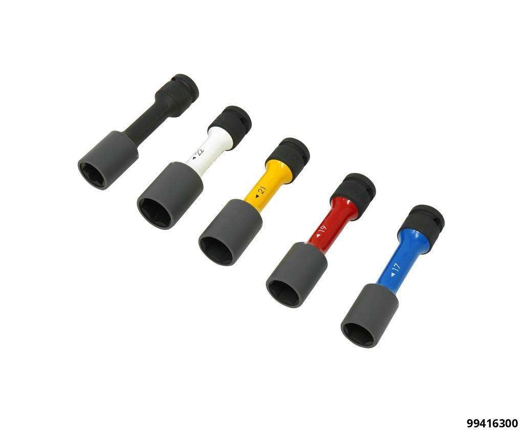 XL-impact socket-set ½", 5 pcs.