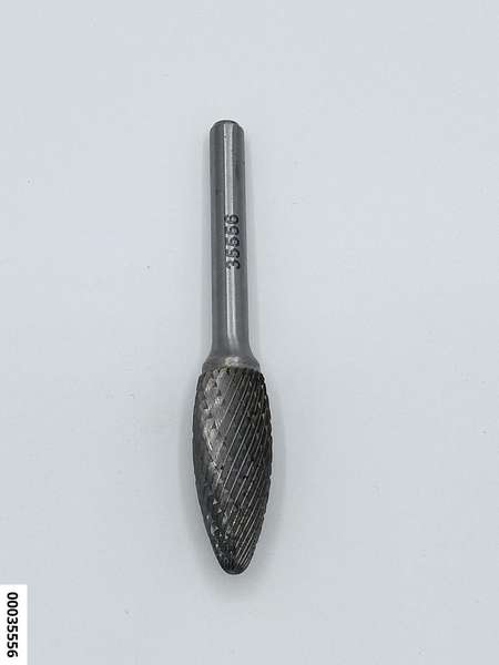 hansewerkzeug Hartmetall-Rotierfräser, Flammenform, 12,5mm, kreuzverzahnt