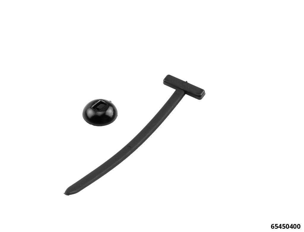 T-clip cable ties, 100 pcs.