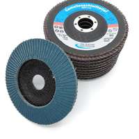 10er-Pack Lamellenschleifteller "Eco-Line"  gekröpft 125 mm K80 (VE10)
