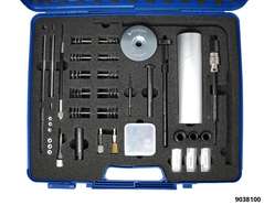 Injector shaft cleaning set with 5 modules