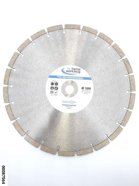 hansewerkzeug Diamanttrennscheibe " ECO-Line Universal"  300mm x 25,4mm Bohrung