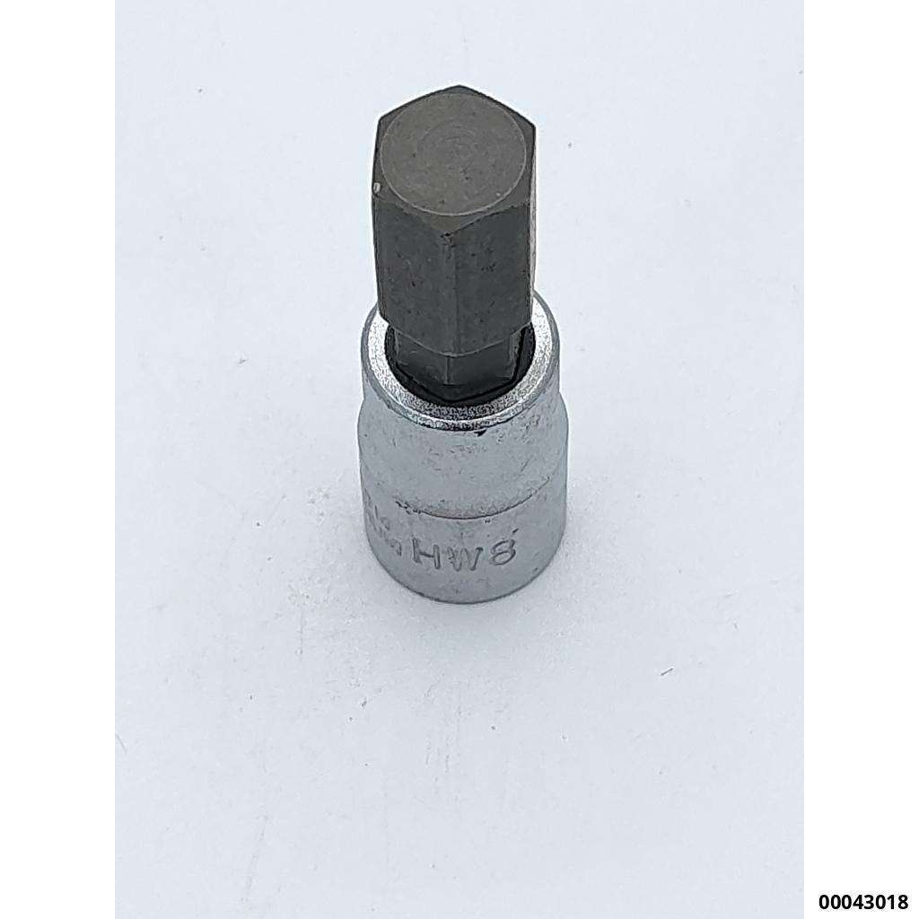 Steckschlüssel 1/4" f. Innensechskantschrauben SW8