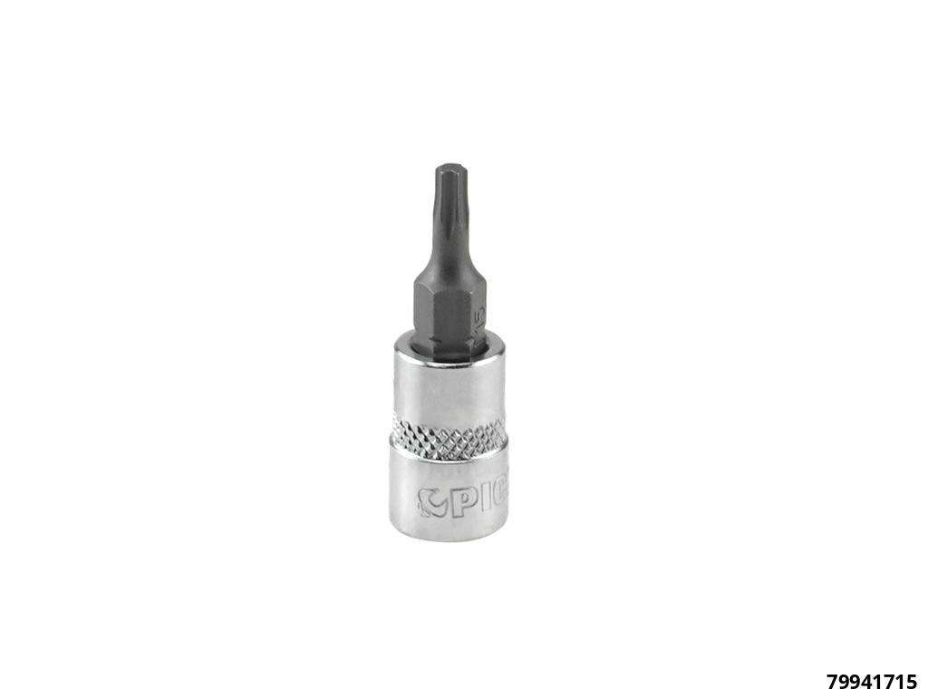 1/4" Steckschlüsseleinsatz, Torx, T15, Länge 37 mm