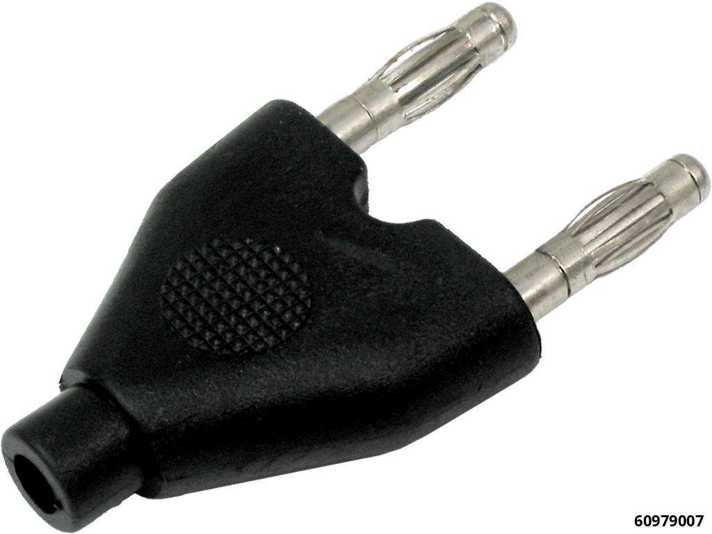 2 zu 1 Adapter Schwarz
