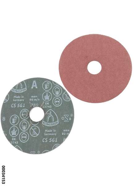 hansewerkzeug Vulkanfiberscheibe Form C 115MM Korn 80