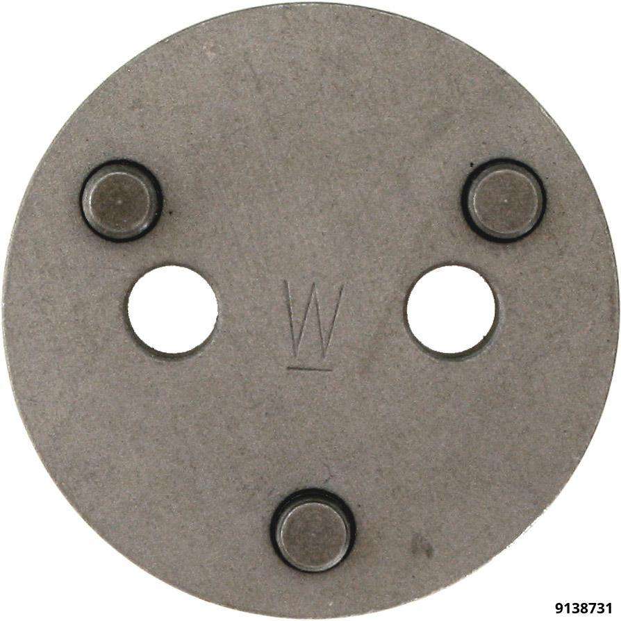 Embout Gr. "W", plaque rotative avec 3 tenons pour VW Passat et similaire