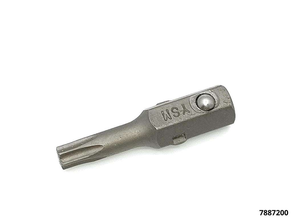 Torx-Einsatz TX 20 ohne Bohrung Antriebb 1/4" mit Haltekugel