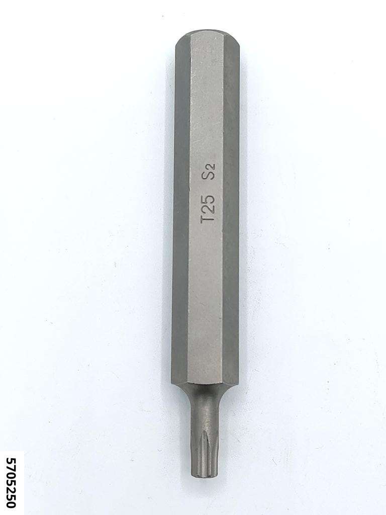 Embout Torx avec perçage réception 10 mm TXB 25 x 75
