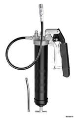 DUO-Hochleistungs-Fettpresse mit Pistolen- und ausziehbarem Handhebel