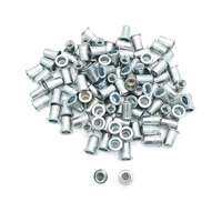 Stahl-Einnietmuttern mit Flachrundkopf M8 (0,8-3,5) VPE 100 Stück
