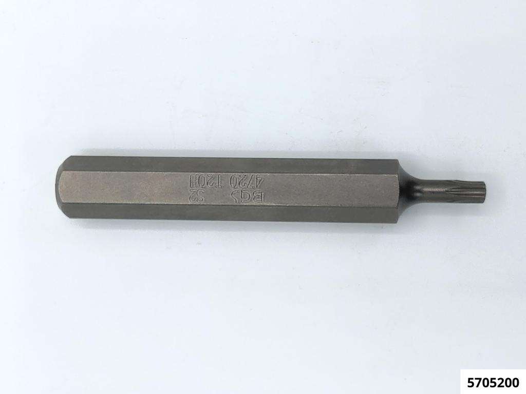 Embout Torx avec perçage réception 10 mm TXB 20 x 75