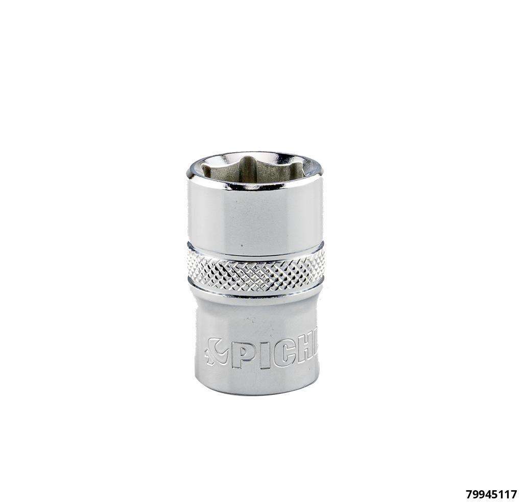 1/2" Socket, 6-point, 17 mm