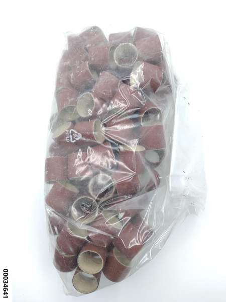 hansewerkzeug Schleifmanschetten Aluminium-oxyd 25x25mm  Korn 80 (VE 100 Stück)