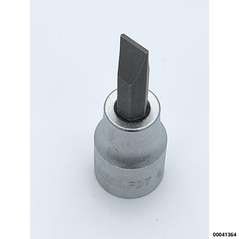 Steckschlüssel 3/8" Flachschlitz SW7 Länge: 22/48mm