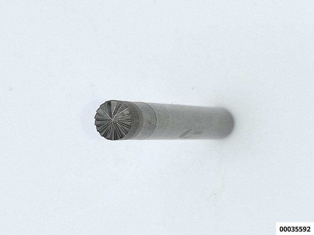 Spezial-Hartmetall-Bohrfräser stirnverzahnt 6,0mm / Gesamtlänge 50mm