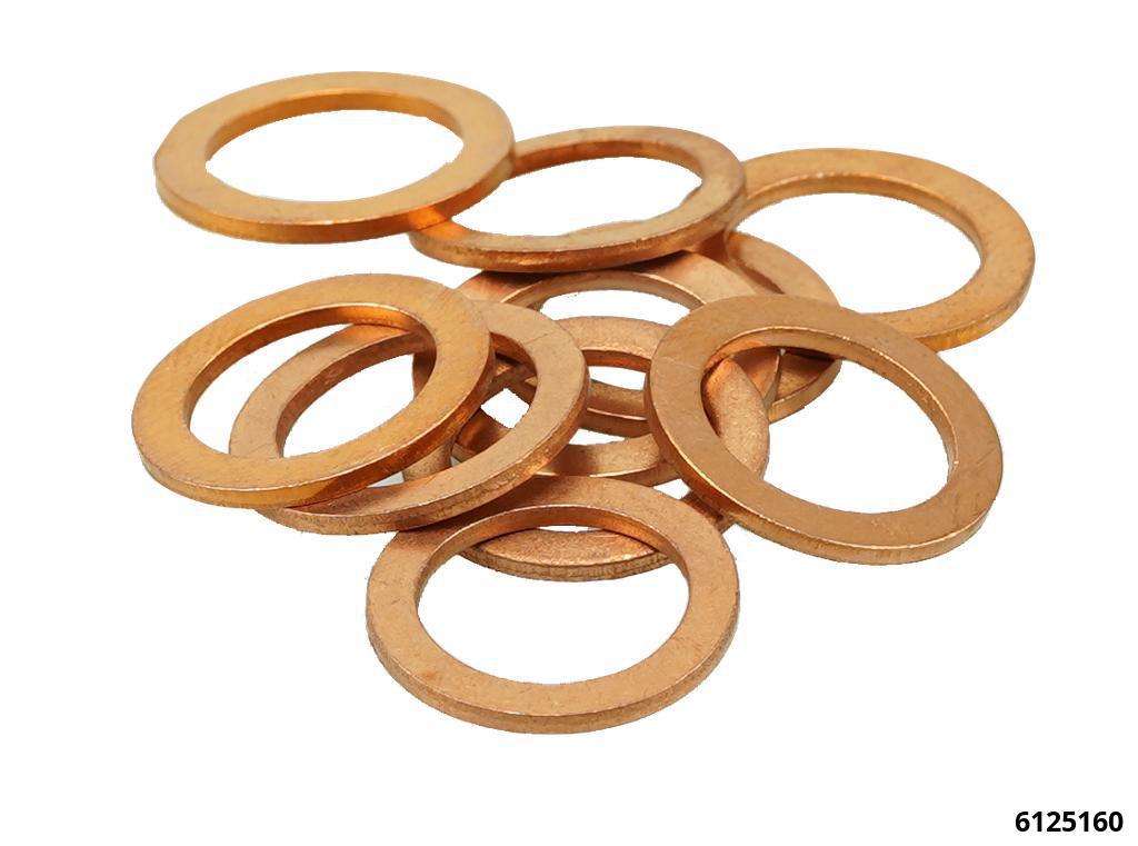 M 13 Copper (10 pieces) Refilling packs sealing rings: