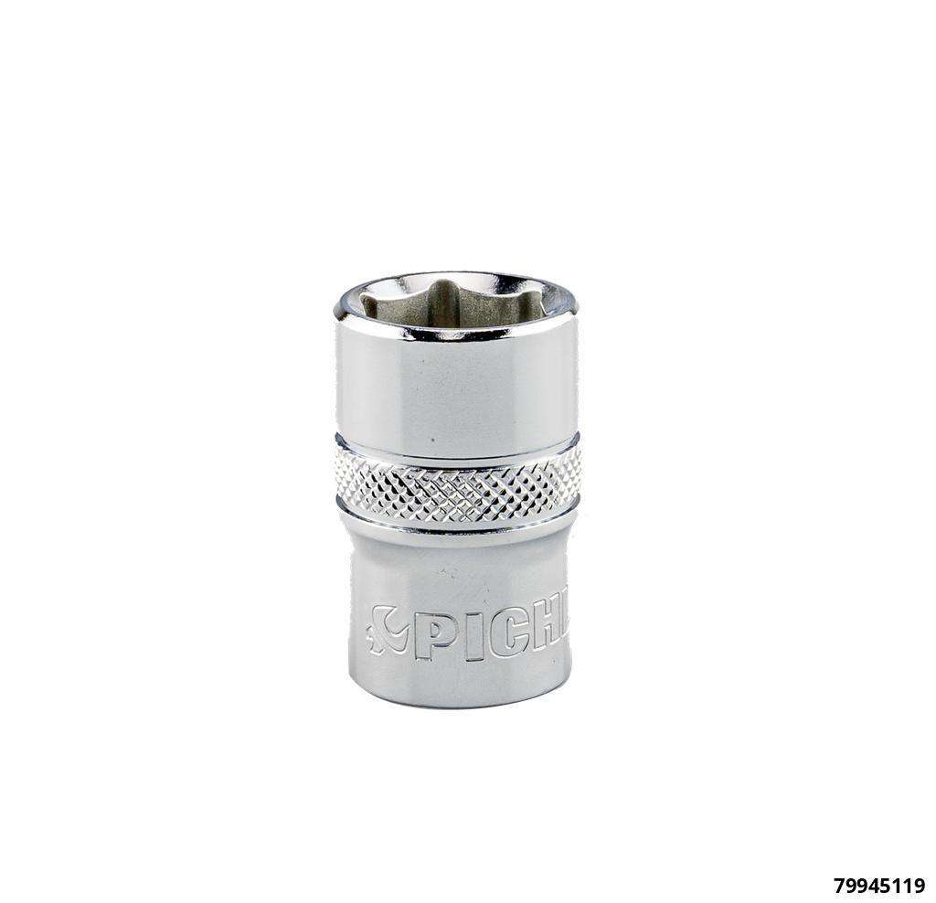 Douille 1/2", 6 pans, 19 mm