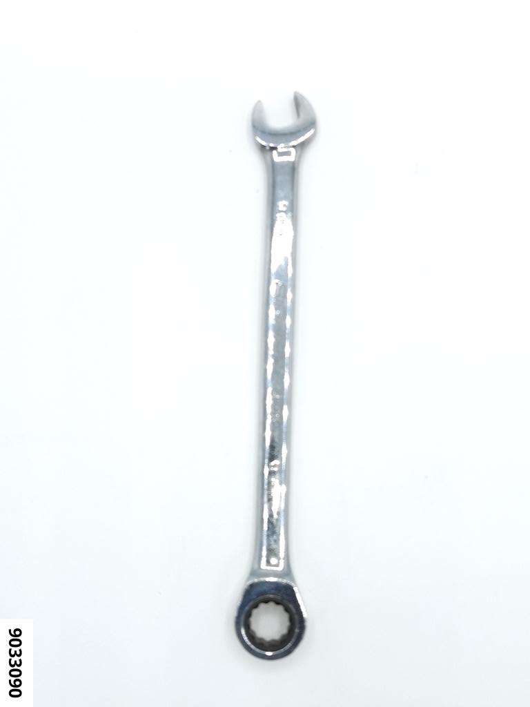 Ring-Maulschlüssel SW 9 mit Feinverzahnung umschaltbar 15° gekröpft