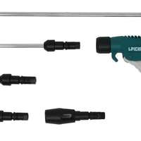 Air blow gun set with 5 plug-In jet inserts