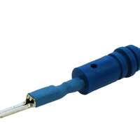 Connecteur de cosse de câble avec cosse de cable plate 2,5mm (plat/rectangulaire) bleu