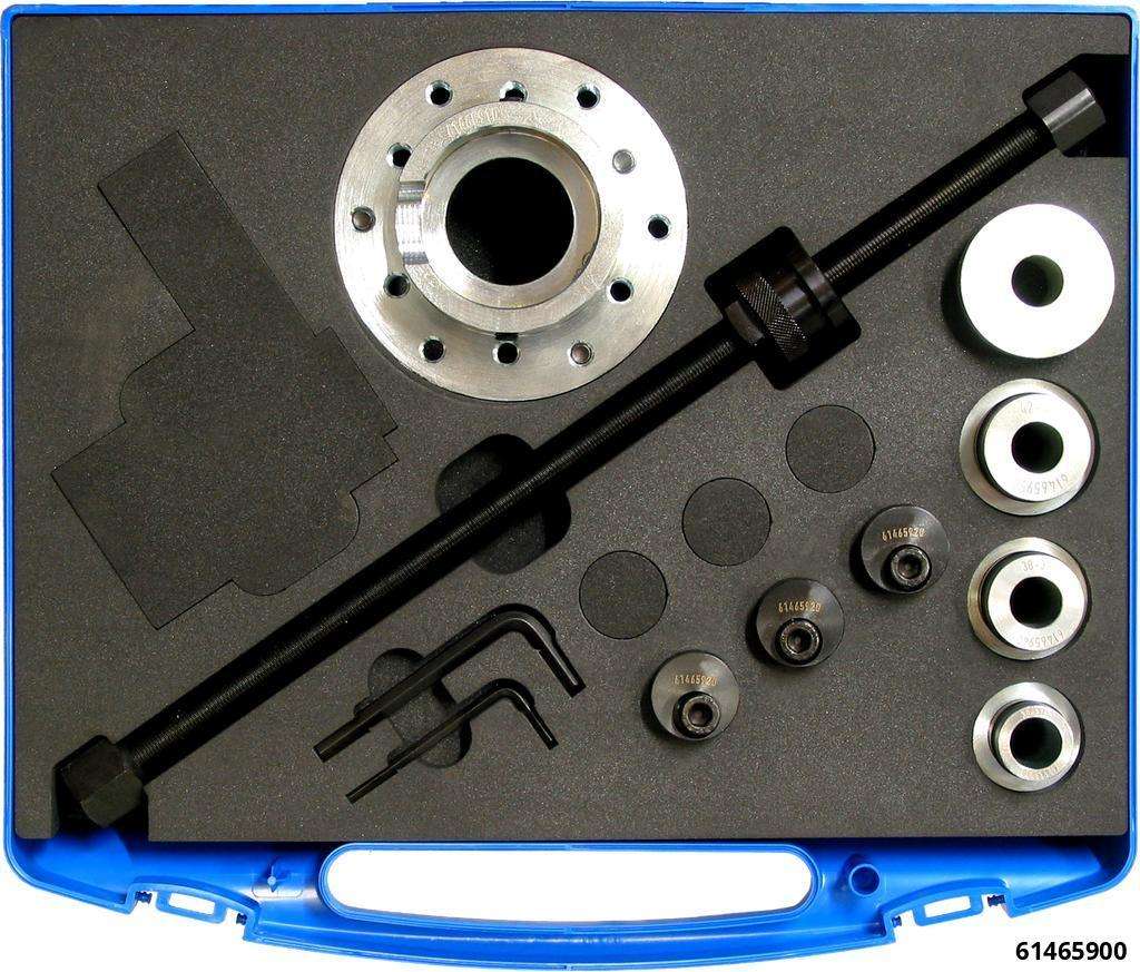 Demontagesatz Radlager UNI Satz 15-tlg. ohne Hydraulik Demontage Doppelkugellager