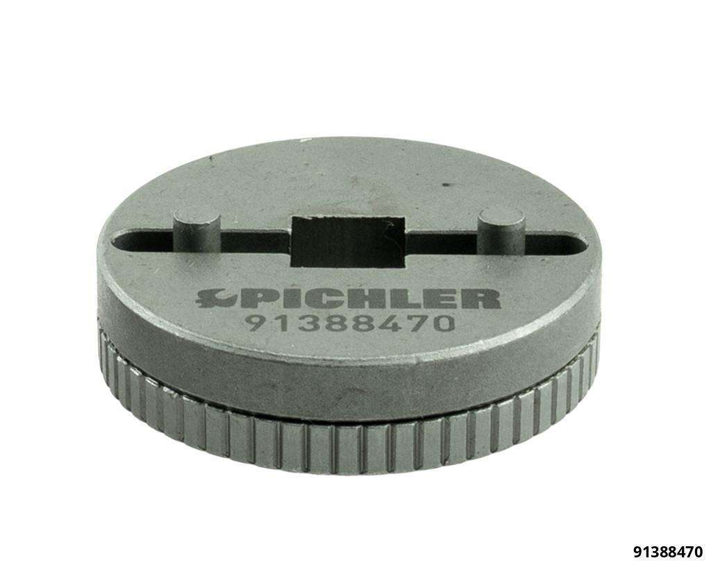 Bremskolben-Dreheinsatz UNIVERSAL mit 2 Zapfen verstellbar vo Ø11 - 29 mm Antrieb = 3/8" innenvierkant