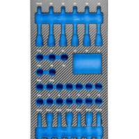 Einlage für 79930080 Steckschlüsseleinsätze 3/8", 44-tlg. 188x495x32 mm