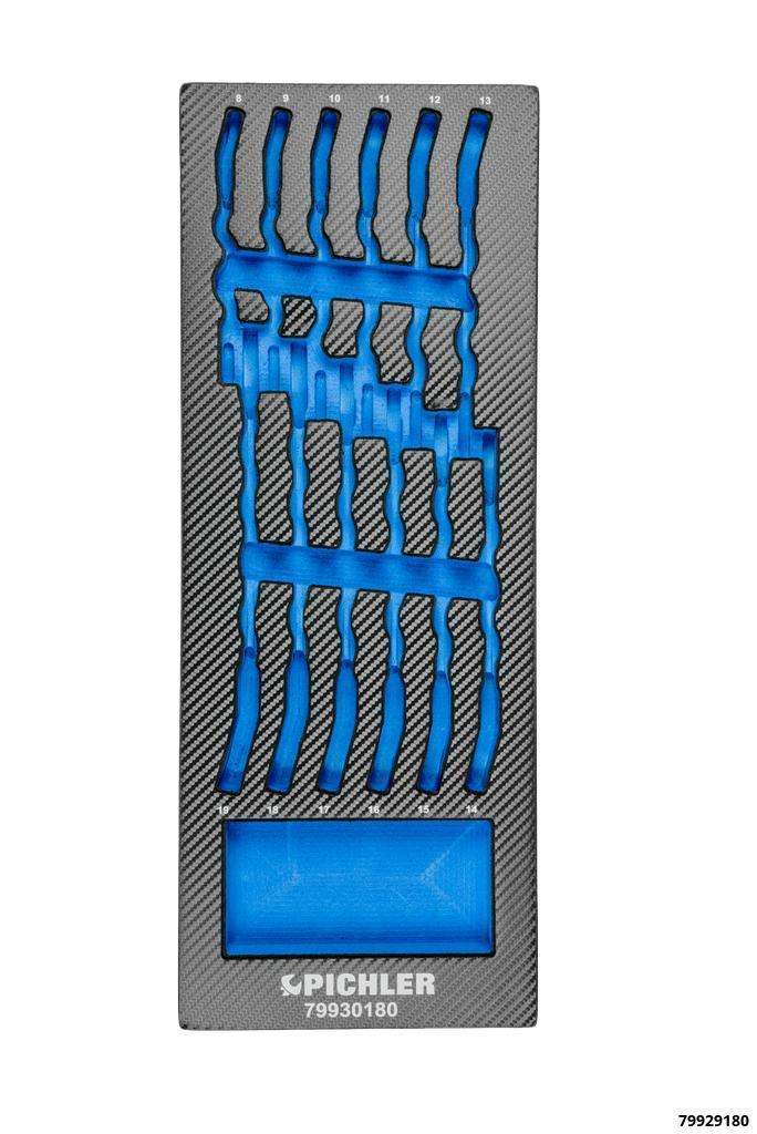 Einlage für 79930180 Flexible Ringratschenschlüssel, 12-tlg. 188x495x32 mm