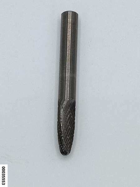 hansewerkzeug Vollhartmetall-Rotierfräser, Flammenform, 6,0mm, kreuzverzahnt