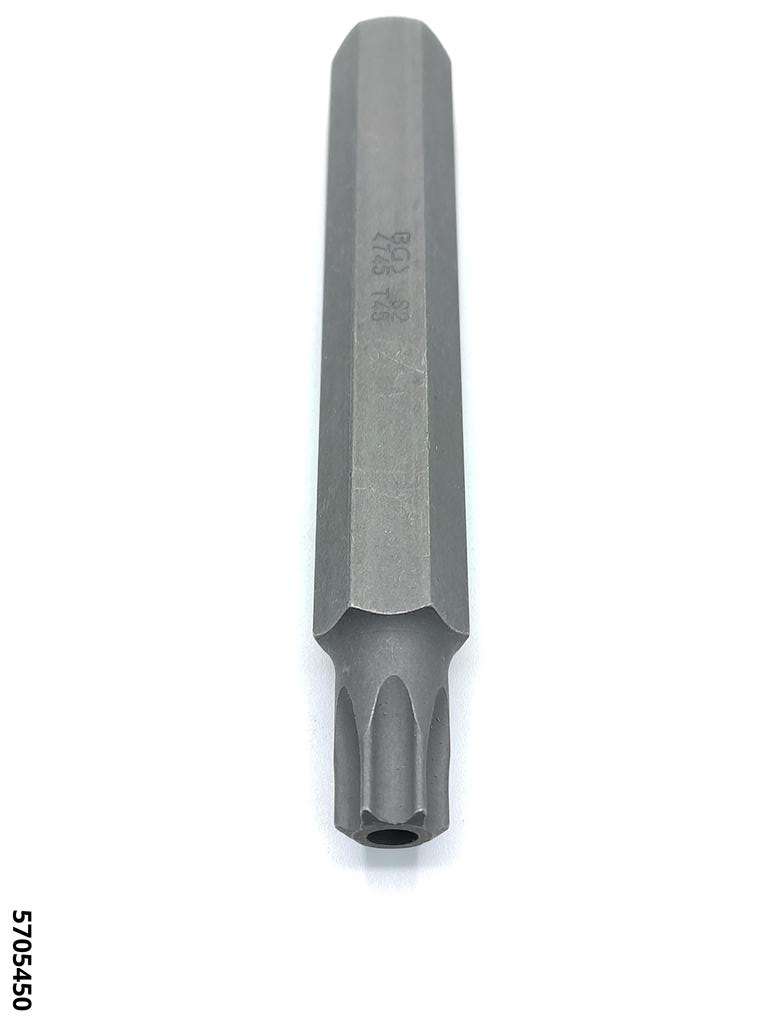 Embout Torx avec perçage réception 10 mm TXB 45 x 75