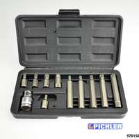 Bit-Koffer XZN-Einsätze Schaft 10 mm  11-tlg. M5 bis M12 kurz und lang