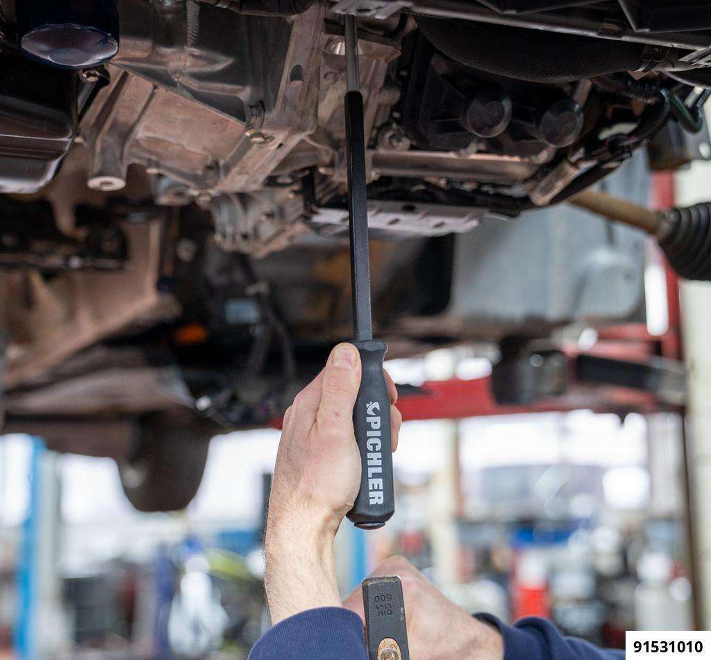 Extended reach pin punches XXL 3 pcs. Ø 6 mm, 8 mm, 10 mm