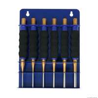 Splintentreiberset SOFTGRIP 6-tlg. ø 3, 4, 5, 6, 7, 8 mm mit Handschutz