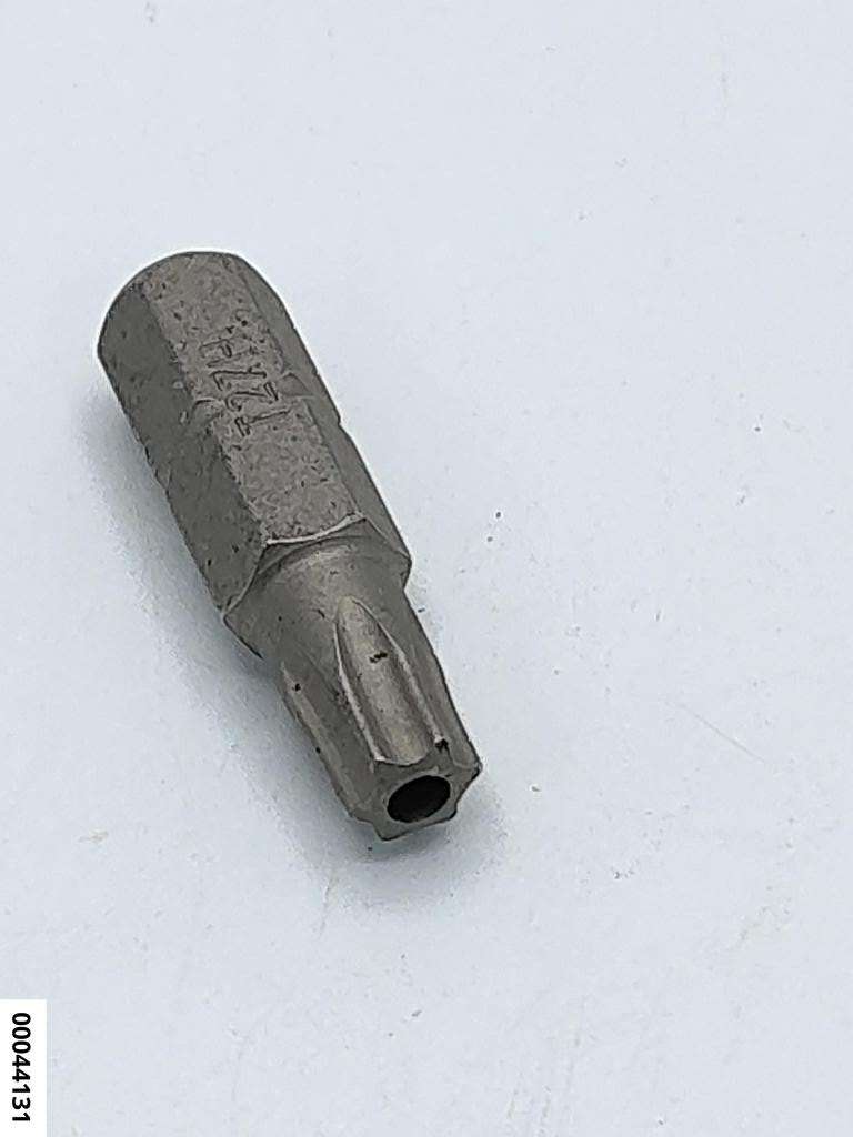 Bit 1/4" TX27 25mm m. Stirnlochbohrung