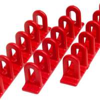 Supports multi rouges à crochets de traction, U.V. 3 pcs, supports