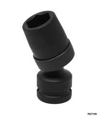 Ball joint socket hexagonal "Impact" 1/2" drive, 19 mm, 75 mm long