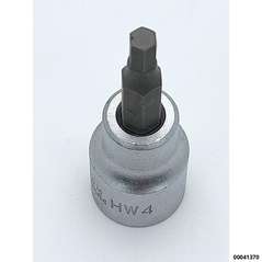 Steckschlüssel 3/8" für Innensechskantschrauben SW4, 22/48mm