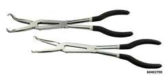 Spark plug plug double joint release pliers 45°, 6 and 12 mm round, 320 mm long