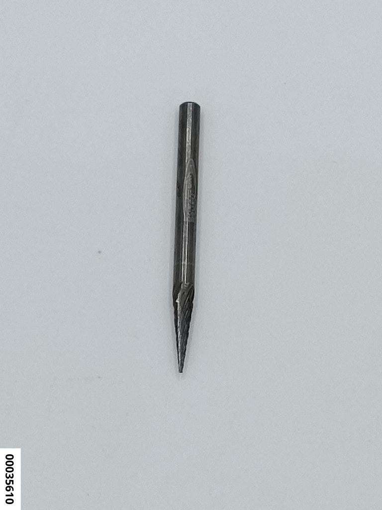 hansewerkzeug Vollhartmetall-Rotierfräser, Flammen/Spitzkegelform mit 3mm Schaft