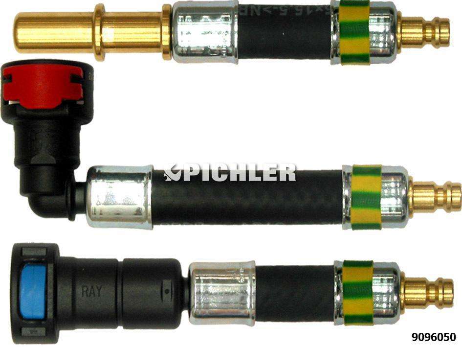 Kupplung Set 3-tlg.Schlauch u.Stecker drm.11,80 C-gegrü