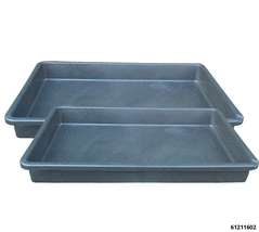 Auffangwannen-Set 2-tlg. extra flach Volumen 45 Liter, 880x600x100 mm