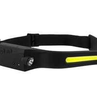 Stirnlampe 450 Lumen COB LED on / off berührungslos