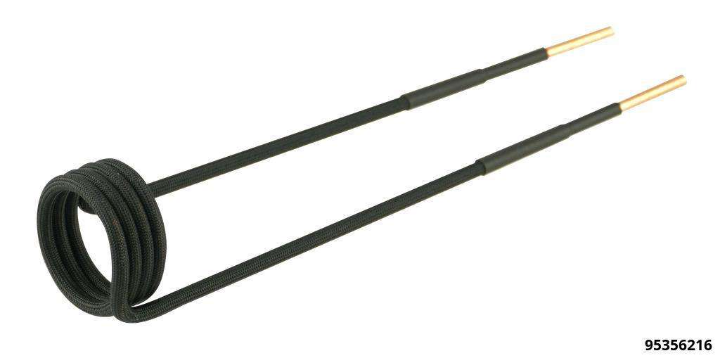 Bobine droite Ø32mm, Longueur 220mm, M16 version en noire