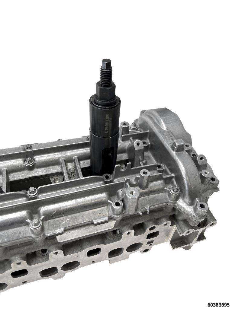 Injektor Demontagesatz Mod. MB OM 611, 612, 613, 646, 647, 648, 651 mit 12 t Hydraulikzylinder
